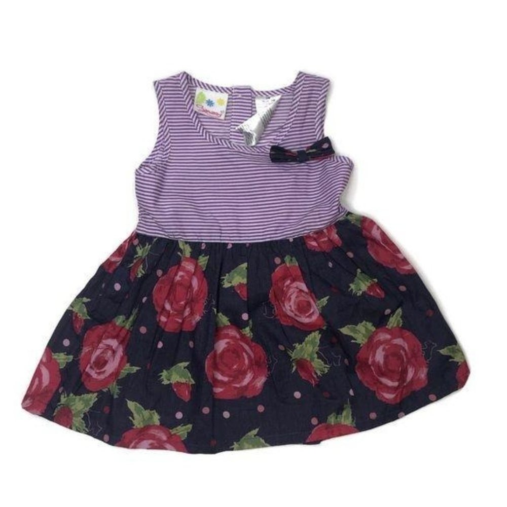 Samara Rose dress with matching bloomers shorts floral sundress 24 month